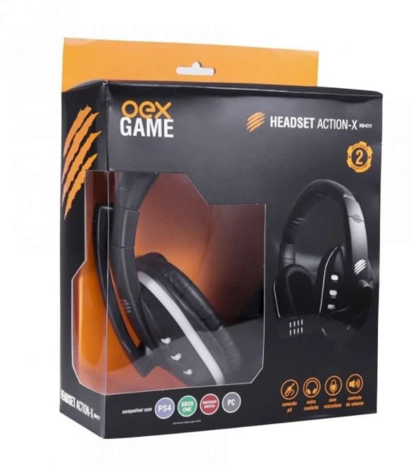 HEADSET GAMER ARGOS OEX HS417