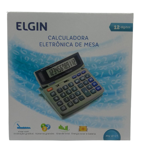 CALCULADORA DE MESA 12 DIGITOS ELGIN MV4121