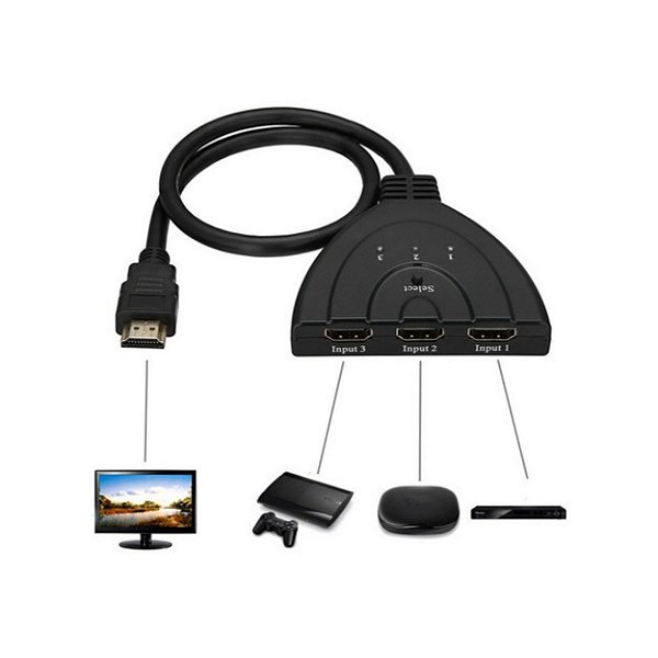 SWITCH HDMI 3 EM1 4K/2K 3D JC-HS-HM - HDTV PIGTAIL SWITCH