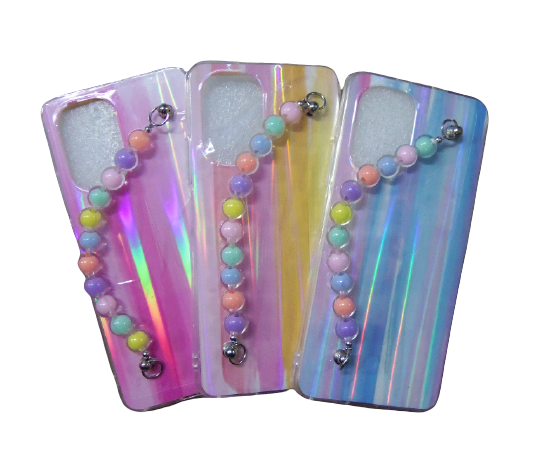 CAPA HOLOGRÁFICA COM ALÇA ANTI QUEDA XIAOMI POCO C3