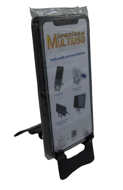 SUPORTE CELULAR MULTIUSO - PRETO RELIZA 8336