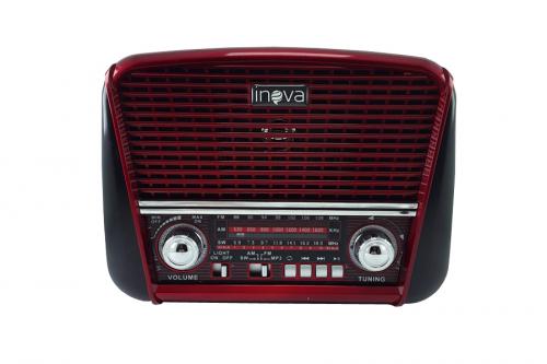 RADIO PORTATIL C/ 3 BANDAS FM/ AM/ SW - USB/ SD/ TF C/ LANTERNA INOVA RAD-8392