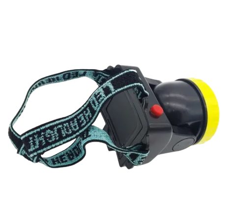 LANTERNA DE CABEÇA COM TIRAS AJUSTAVEIS DE PLASTICO A PILHA 3W CAERUS CRS-537B