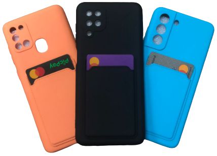 CAPA CARD CASE EMBORRACHADA XIAOMI MI 11 LITE MASCULINA
