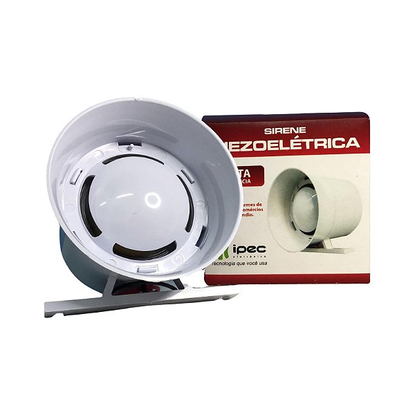 SIRENE DIGITAL 1 SOM - CAIXA BRANCA IPEC