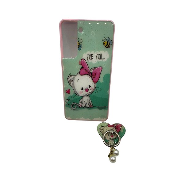 CAPA DURA PERSONALIZADA COM POPSOCKET K8 PLUS