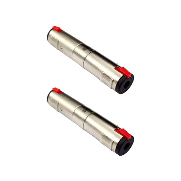 EMENDA JACK J10 MONO/ESTEREO DE METAL COM TRAVA PROFISSIONAL