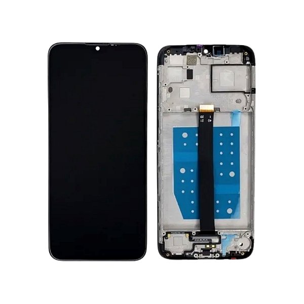 FRONTAL MOTOROLA MOTO ONE FUSION COM ARO