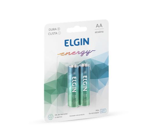 PILHA ALCALINA AA BLISTER C/2 ELGIN 82152