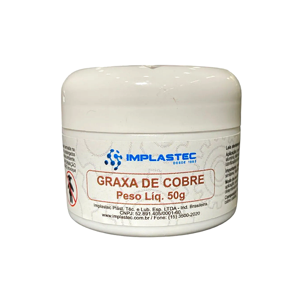 GRAXA  DE COBRE   50G IMPLASTEC