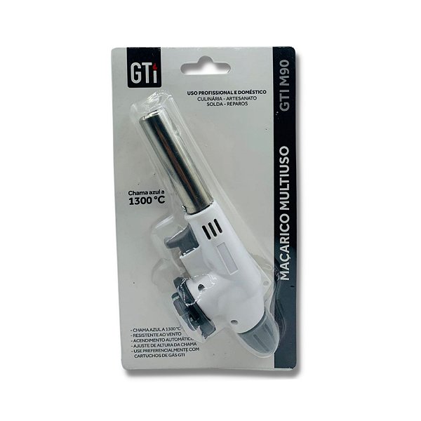 MAÇARICO A GAS BUTANO BRANCO - GTi