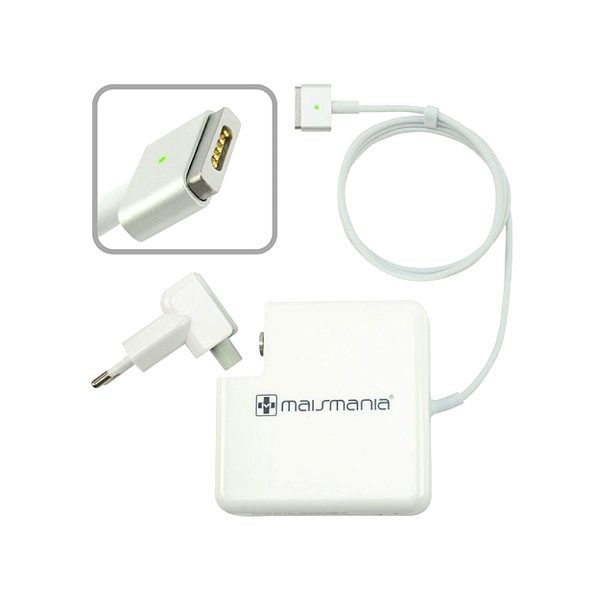 FONTE PARA NOTEBOOK 14.8V 3.05A MAGSAFE2 APPLE 45W MM683 MAIS MANIA