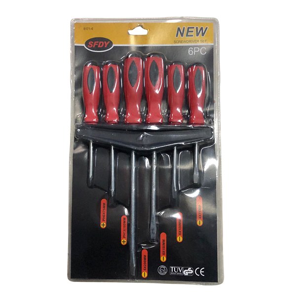 CONJUNTO DE CHAVES INTERCAMBIAVEIS C/ 6 PCS  SFDY 8171-6 Y@RA YA-3127