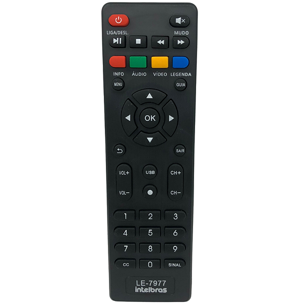 CONTROLE REMOTO CONVERSOR DIGITAL INTEL BRAS: LE-7977