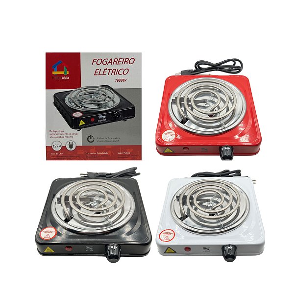 FOGAREIRO ELETRICO 1 BOCA 127V - FU3006A ( CORES VARIAVEIS )