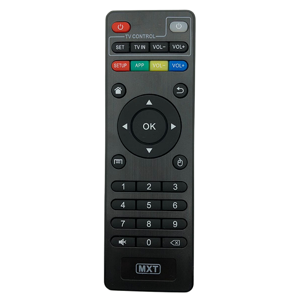 CONTROLE C01373 PARA ANDROID TV BOX T95 MXQ TX2/9 H96 COM FUNÇAO APRENDIZAGEM MXT