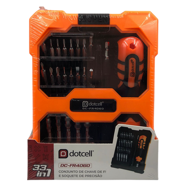 KIT FERRAMENTAS 47 IN 1 DOTCELL - MOD DC-FR4080