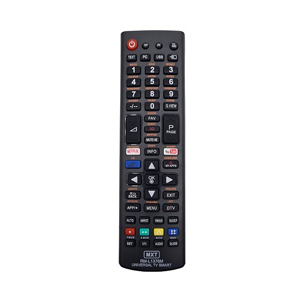 CONTROLE C1388 TV SMART UNIVERSAL LED LCD NETFLIX SMART TV YOUTUBE