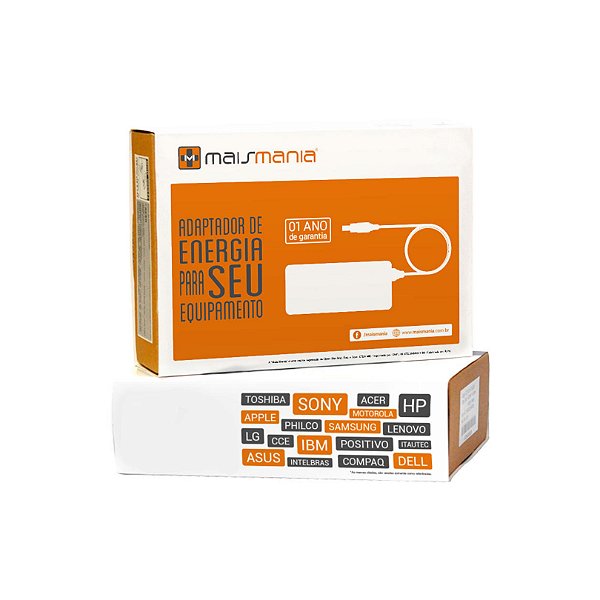 FONTE PARA NOTEBOOK 20V 2A 5.5 X 2.5 DELL/LEN/MEDION/MSI/POS/LG MM659 MAIS MANIA