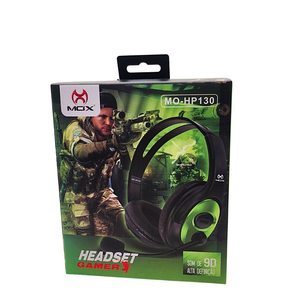 HEADSET GAMER MOX MO-HP130 VERDE