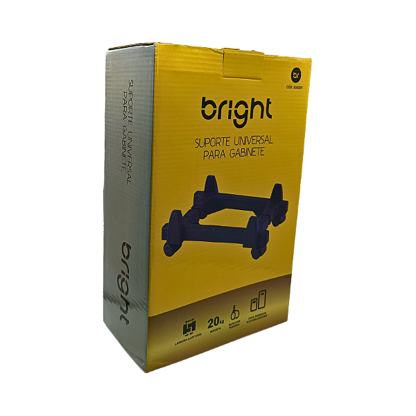 SUPORTE UNIVERSAL PARA GABINETE BASE COM RODINHAS ATÉ 20KG SUG001