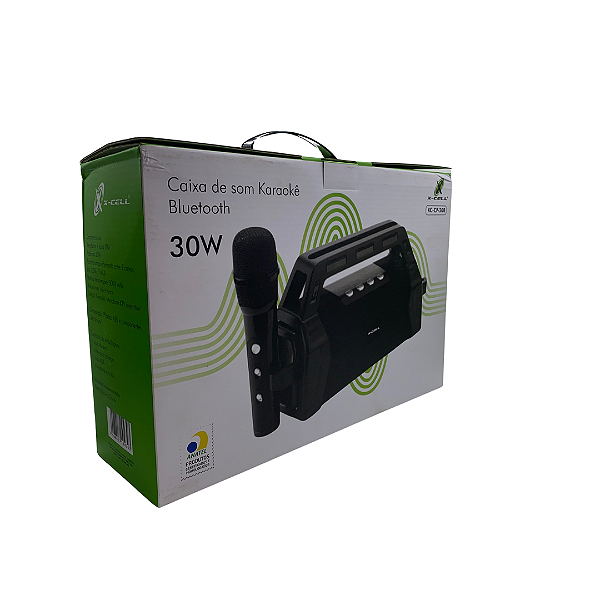 CAIXA DE SOM BLUETOOTH COM MICROFONE X-CELL XC-CP-208 @