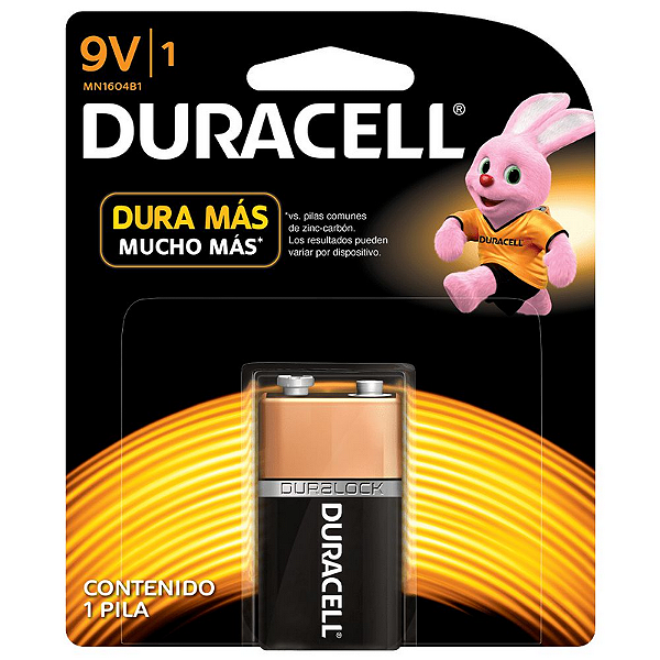 BATERIA DURACELL 9V ALCALINA