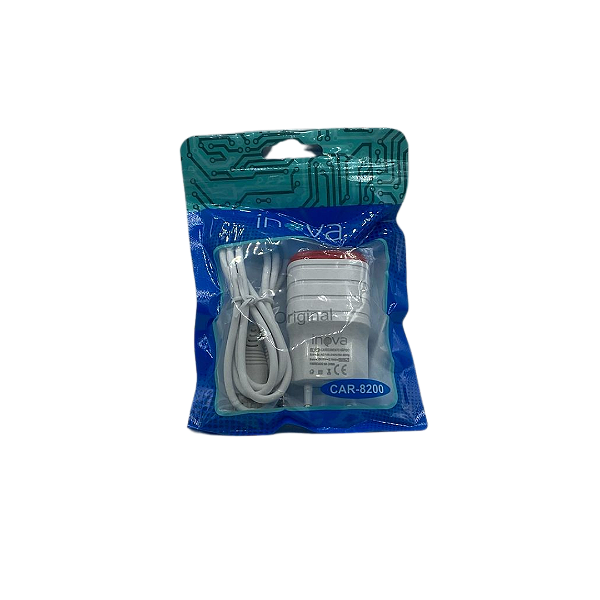 Carregador 2.1a 1usb V8 Inova Original Car-8200 @