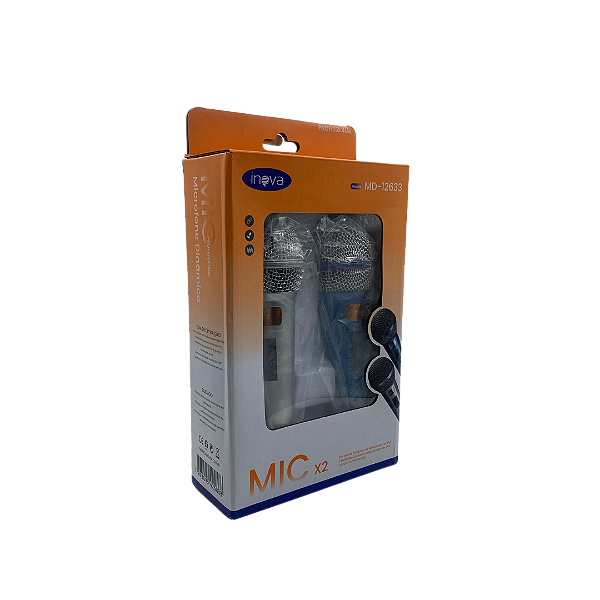 Microfone com FIO P2 Inova Md-12633 @