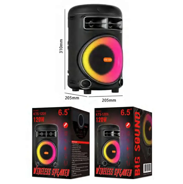 Caixa de SOM Bluetooth RGB – Altomex Kts-1205