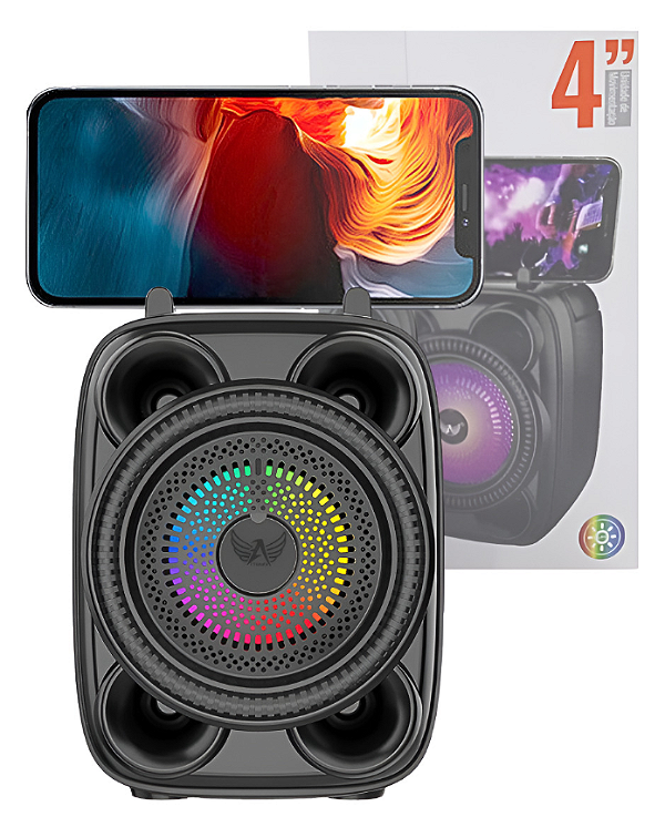 Caixa de SOM RGB 10W Altomex Al-3182