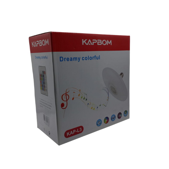 Lampada Caixa de SOM Bluetooth Kapbom Kap-l3