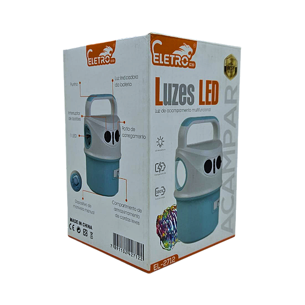 Lanterna Portatil Eletromex El-2712