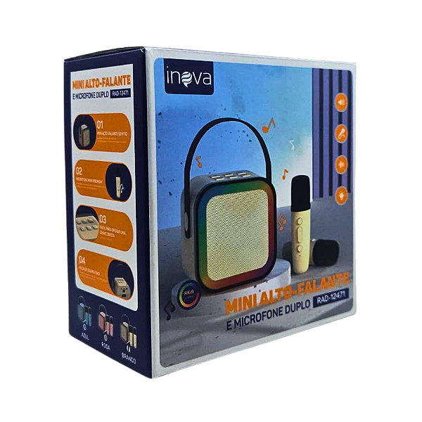 Caixa com Microfone Inova Rad-12471