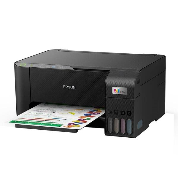 Multifuncional Epson Ecotank L3250 Wi-fi C11cj67303 Preto Bivolt