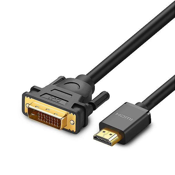 Cabo HDMI 2.0 Para Dvi Ugreen Macho, Resolução 1080p, 1 Metro