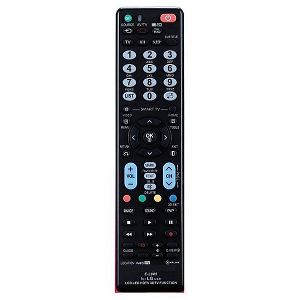 CONTROLE CR C 01286 CR TV LCD/LED/HDTV/3D UNIVERSAL LG L-905