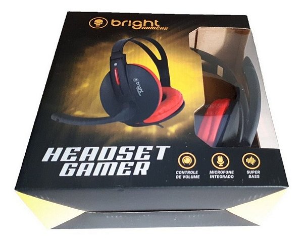 HEADSET GAMER BRIGHT SUPER BASS 0206