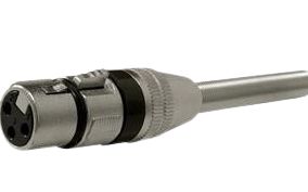 PLUG CANNON XLR 3 PINOS FEMEA COM MOLA MXT