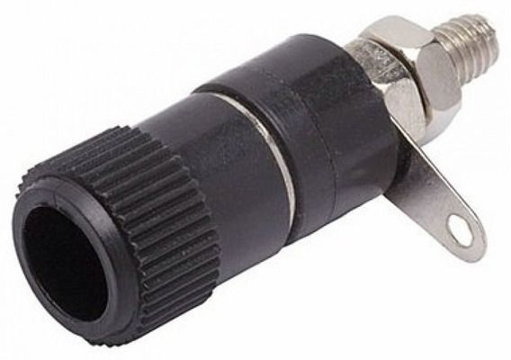BORNE BANANA 32MM*11MM PRETO