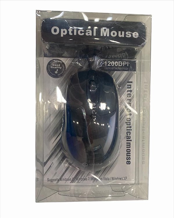 MOUSE USB OPTICAL MOUSE 1200DPI SHINKA MO-8196