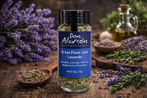 ERVAS FINAS COM LAVANDA