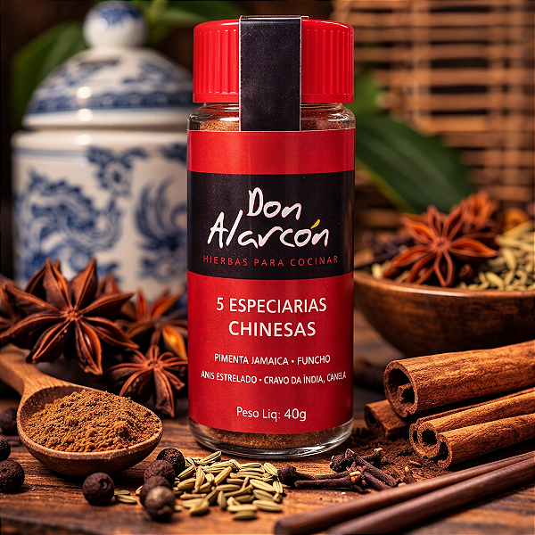 5 ESPECIARIAS CHINESAS