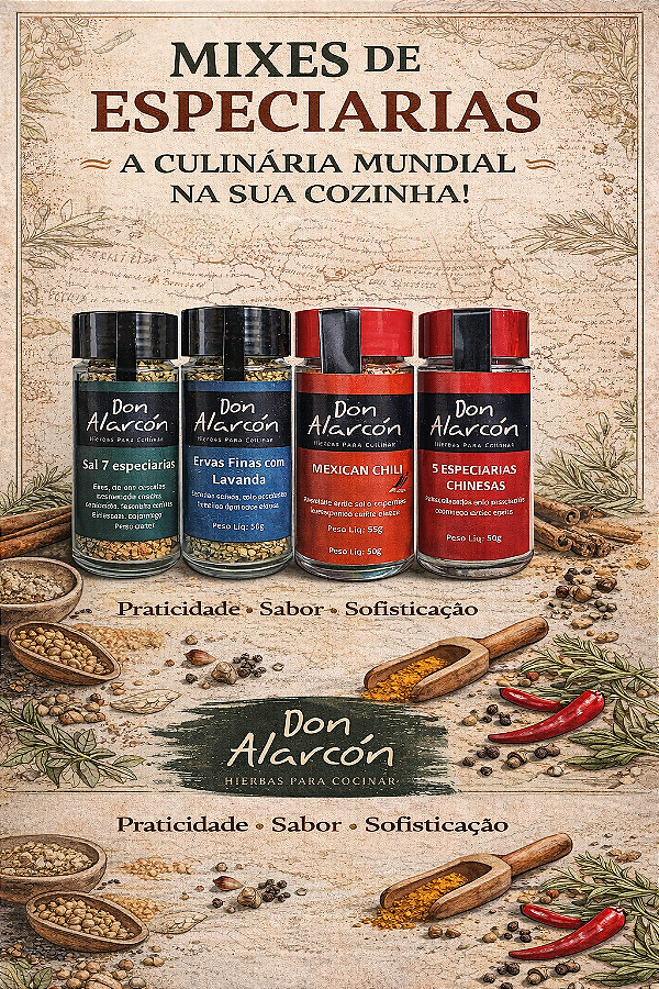 KIT - MIXES DE ESPECIARIAS 3 PAÍSES