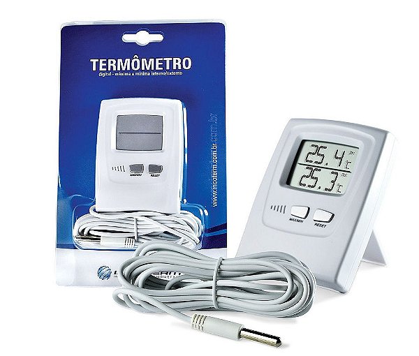 Termômetro Máxima e Mínima Digital Incoterm 7665.02.0.00