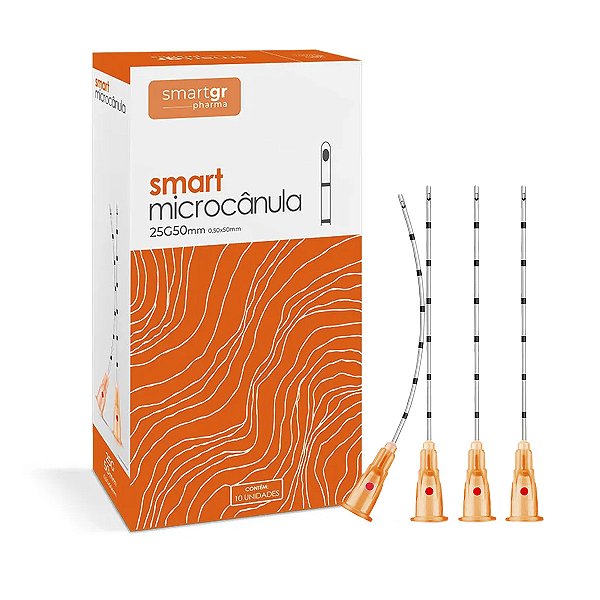 Smart Microcânula 25G X 50mm Caixa Com 10 Unidades - Smart Gr