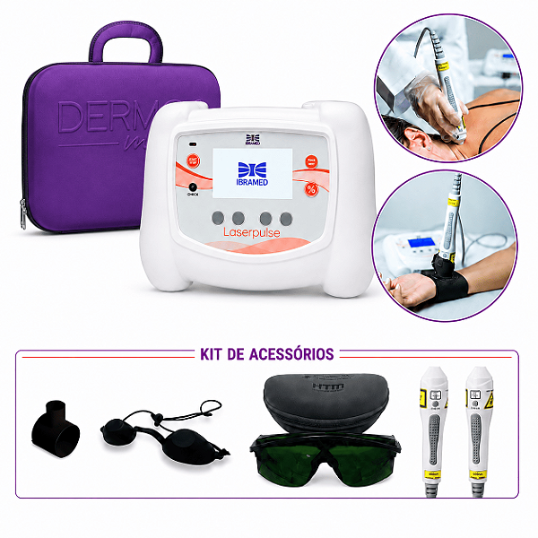 Laserpulse + Probe P3 660nm + P5 904 nm + Bolsa de Transporte - Ibramed