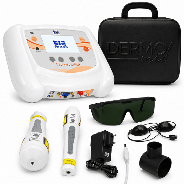 Laserpulse Laser Terapêutico + Probe P3 660nm + Bolsa de Transporte - Ibramed