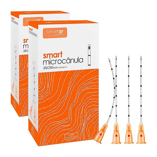 Kit Microcânula Smart 25G X 50mm Caixa Com 10 Unidades - Smart Gr
