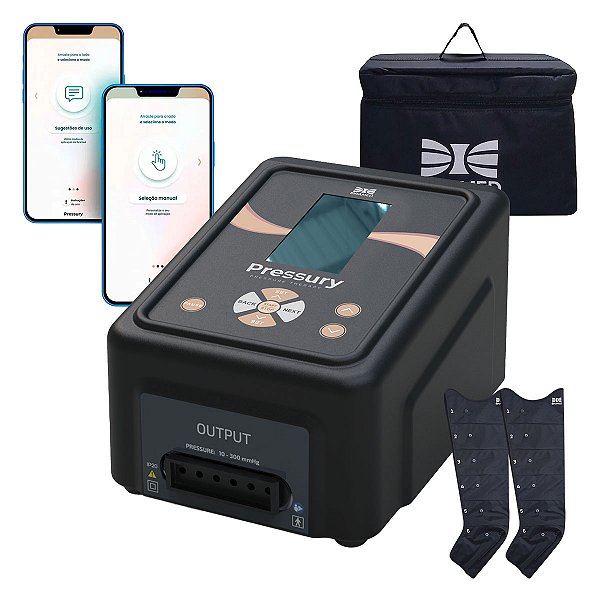 Equipamento Pressury Portátil Para Tratamentos De Pressoterapia - Ibramed